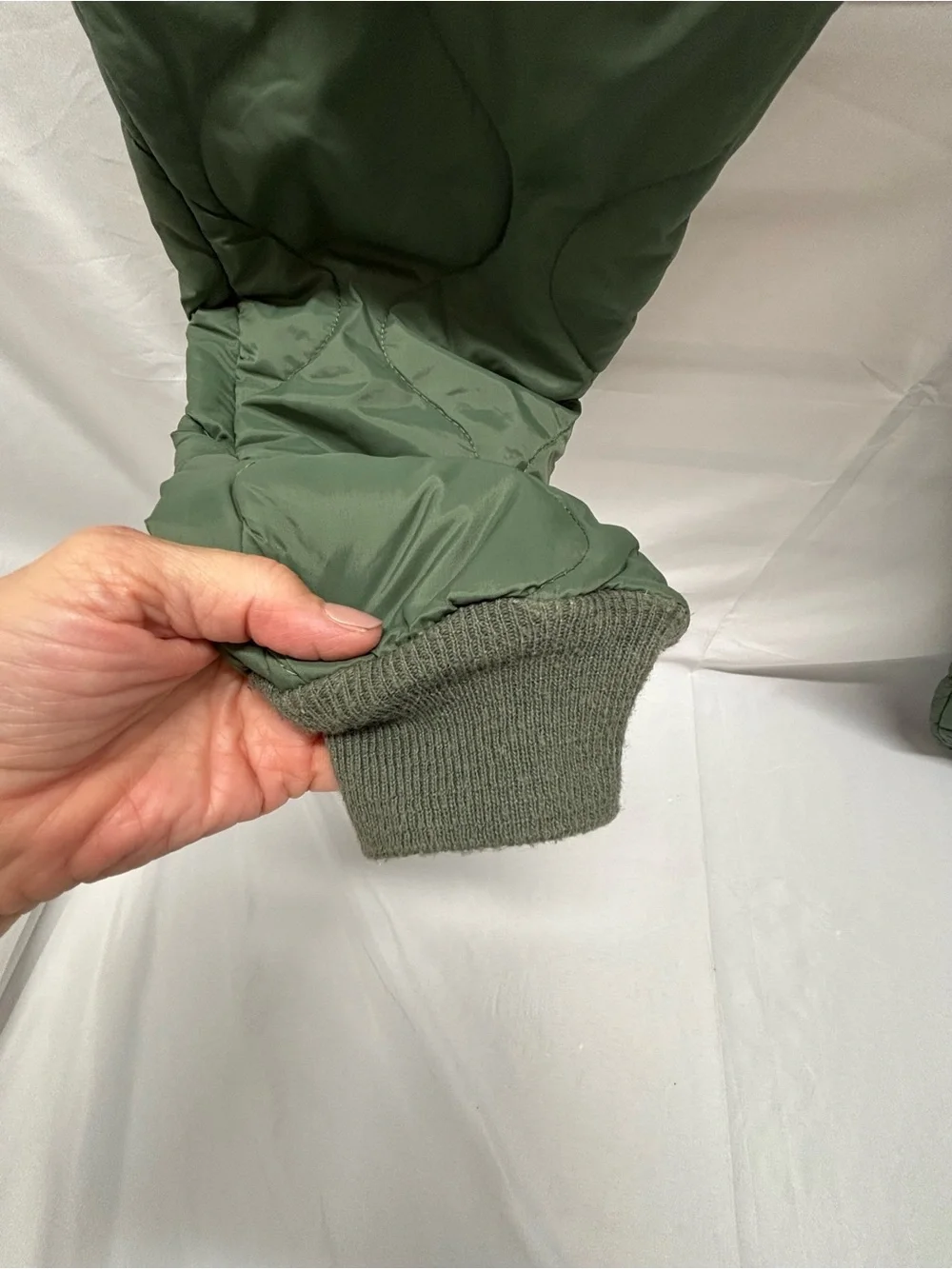 VTG USAF Military Pants Mens Sz M Green CWU-9/P Flyers Trousers Quilted Liner